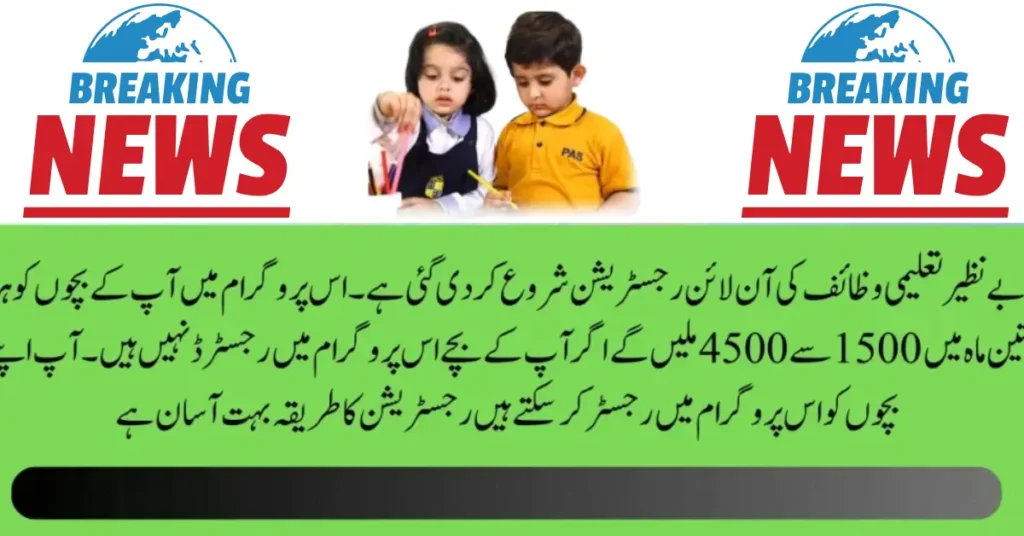 Benazir Taleemi Wazaif Check Online Registration 2025