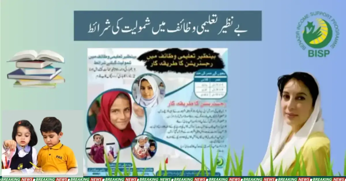 Benazir Taleemi Wazaif Check Online Registration 2025