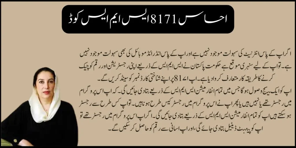 Ehsaas 8171 NSER Tracking Survey: New 2025 Payment of Rs. 13,500