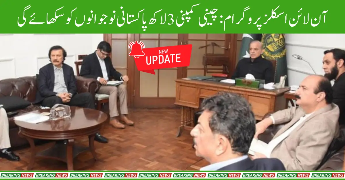 Govt Committed Online Skill Training for Millions of Youth in Collaboration With Chinese Company