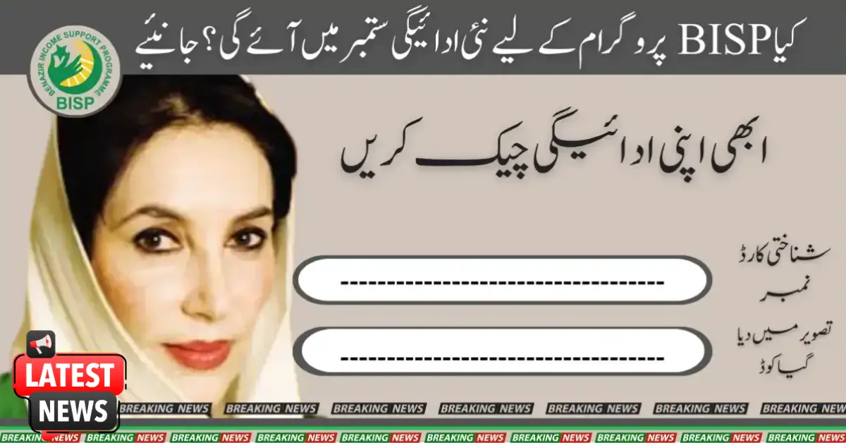 Is the Next BISP Payment Scheduled for December 2024?