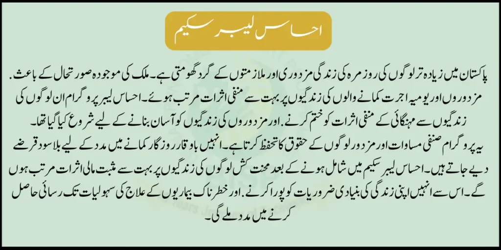 Unlocking Benefits: How to Make the Most of the Ehsaas Labor Scheme