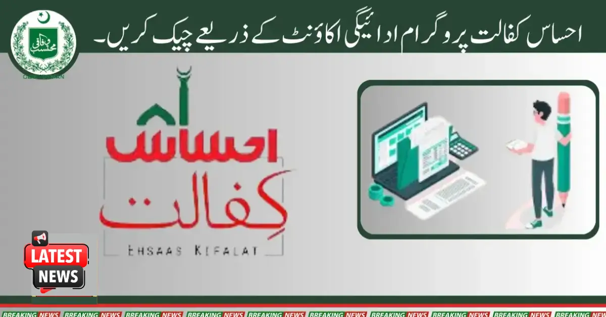 Check Through Ehsaas Kafalat Program Payment Account