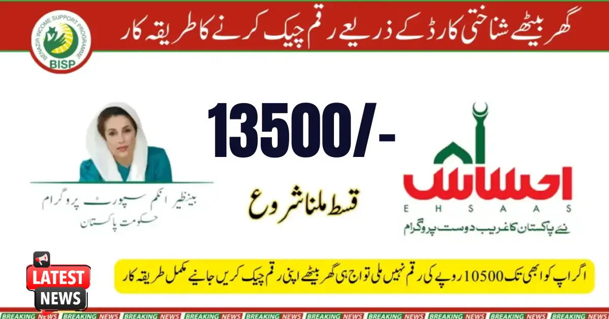 8171 Check Online: BISP Kafalat Program 13500 Payment Eligibility Guide