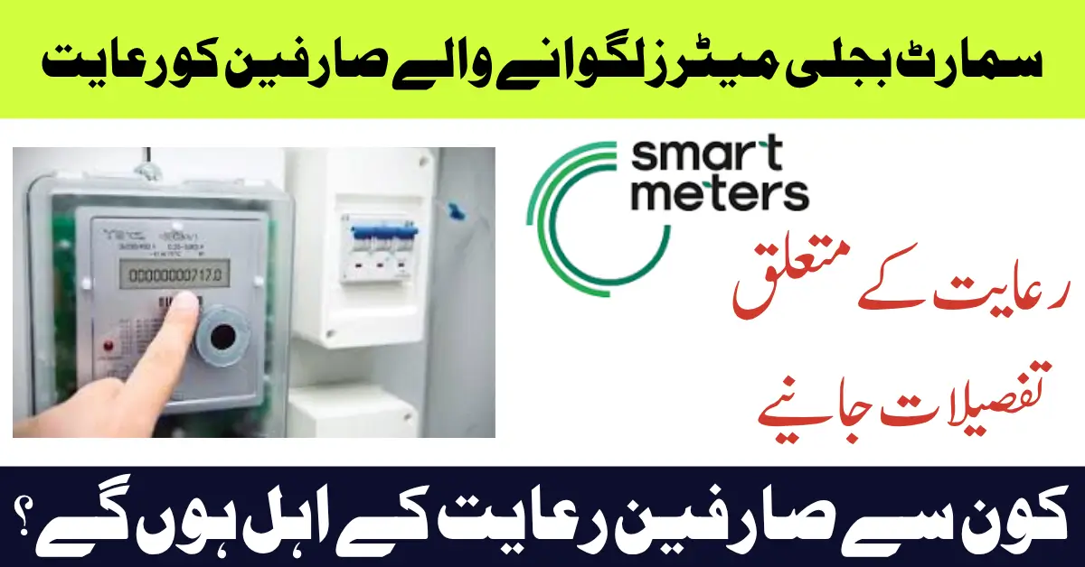 Which Consumers will be Given Discounts for Installing Smart Electricity Meters