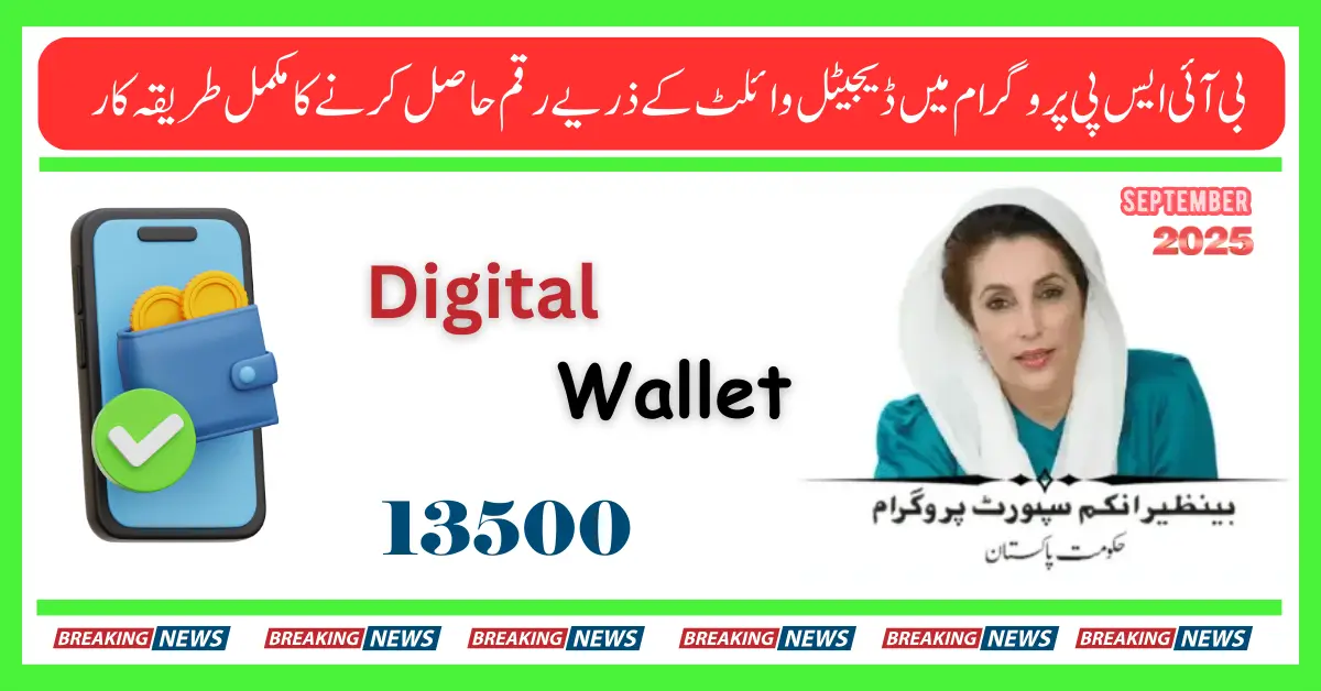 What is BISP 8171 Digital Mobile Wallet Account & how will I Receive Quarterly Payments 13500 Through it