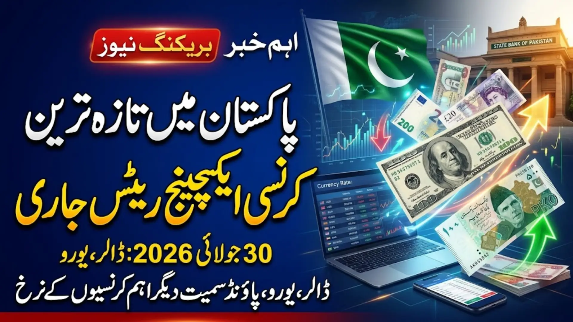 Currency Exchange Rate in Pakistan Today – 30 July 2026