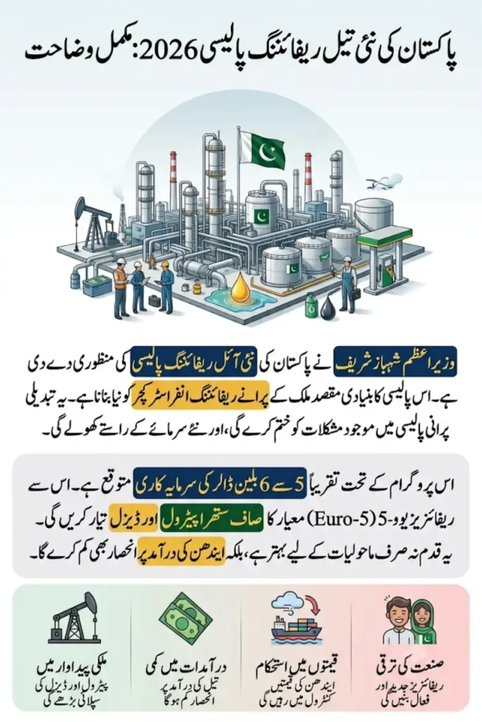 Pakistan New Oil Refining Policy 2026 Explained