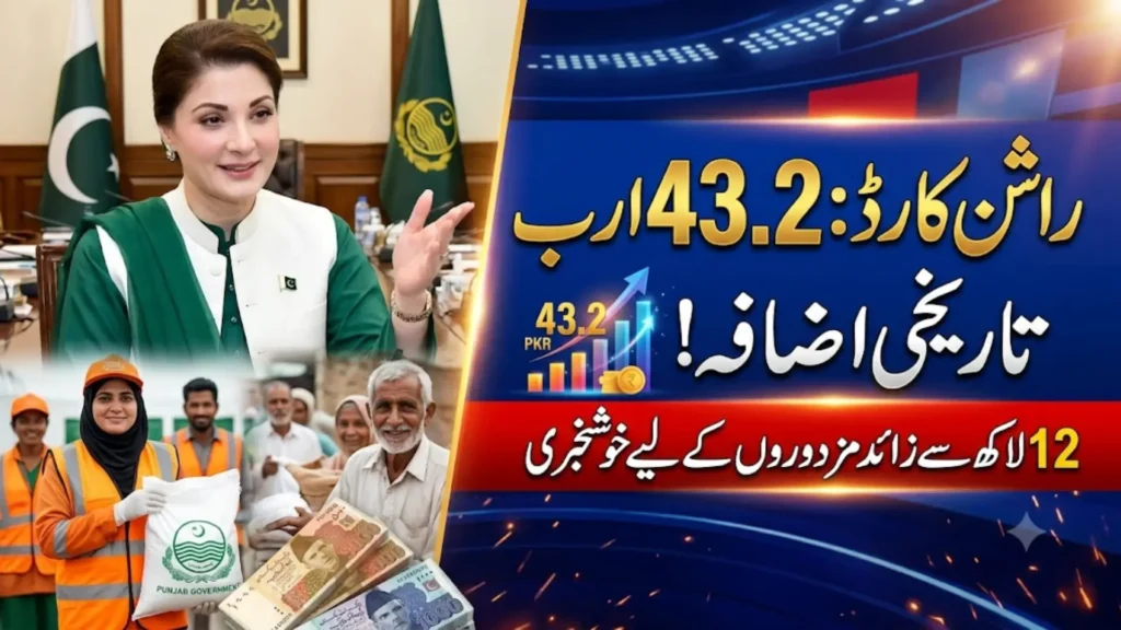 Punjab Ration Card Programme Gets Rs43.2 Billion Boost