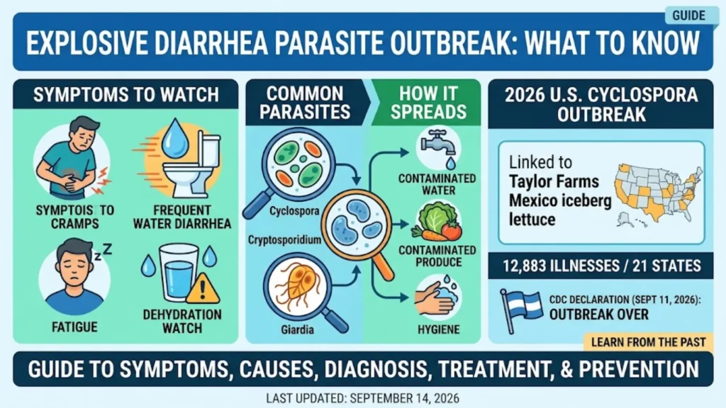 Explosive Diarrhea Parasite Outbreak: Symptoms, Causes, and What to Know