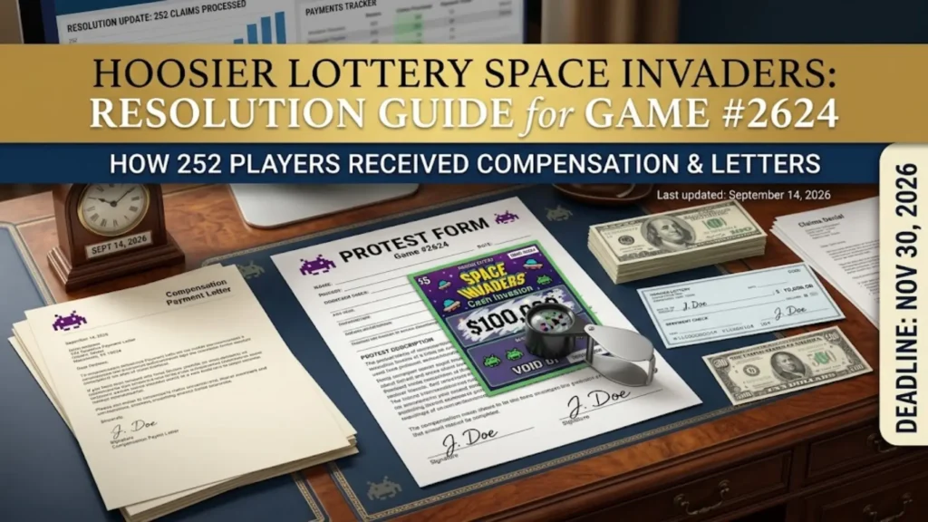Hoosier Lottery Technical Issue: What Happened to the Space Invaders Tickets?