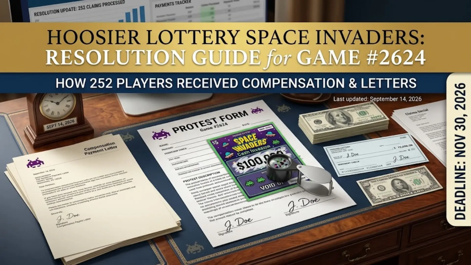 Hoosier Lottery Technical Issue: What Happened to the Space Invaders Tickets?