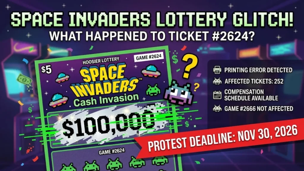 Hoosier Lottery Technical Issue: What Happened to the Space Invaders Tickets?